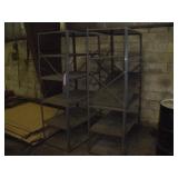 2 Metal Shelf Units 24 x 42 x 84 inches