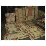 10  Asst Wood Die Cutters - Industrial Wall Art