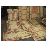 10  Asst Wood Die Cutters - Industrial Wall Art