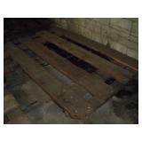 Wooden warehouse Carts 54 x 84 x 10 inch