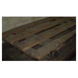 Wooden warehouse Carts 54 x 84 x 10 inch