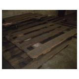 Wooden warehouse Carts 54 x 84 x 10 inch