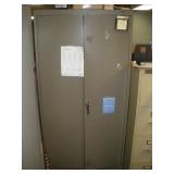 2 Door Metal Storage Cabinet 36 x 18 x 72 inch