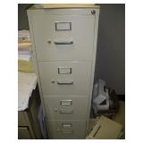 4 Drawer Metal Letter Size File cabinet