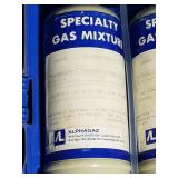 Pair of specialty gas mixture tanks--1) ZERO AIR