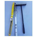 Kit of wiper replacement blades and squeegee