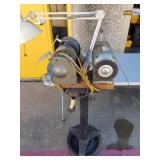 Dual heavy duty bench grinder station, lots of