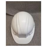 Hard hat with adjustable back strap