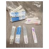 Collection of sterile needles