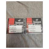 Two 16-packs of lead testing swabs