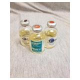 Three 30ml bottles of Triacetin