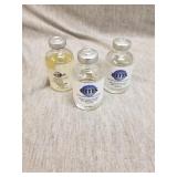Three unopened 30ml bottles of triacetin