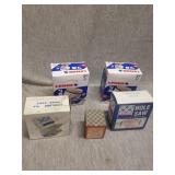 Set of five hole saws, various sizes
