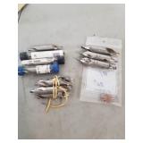 Combined drill and countersinks, 16 total