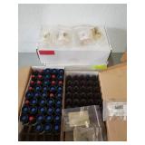 Air sample testing cassettes and cassette