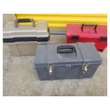 Three heavy duty work boxes
