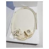 Mud Pie plate, still in styrofoam casing