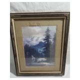 Photo and frame, photo is 15x11, frame is 24x19