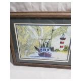 Photo and frame, photo is 14x10 inches, frame is