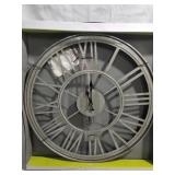 20.5" Iron Indoor/Outdoor Clock