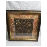 Custom tin art and matching frame