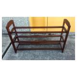 Three tier Wooden shoe rack