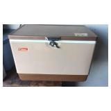 Vintage Coleman metal cooler