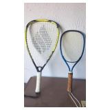 Pair of racquet ball rackets