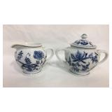 Blue Danube Cream and Sugar dishes