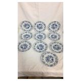 Lot of 10 Blue Danube 9" plates