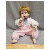 Little toddler boy porcelain doll