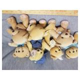 Collection of seven Cherished Teddies bean bag