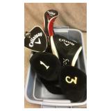 Lot of golf club head covers