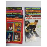 Ten 1970 Sports illustrated magazines
