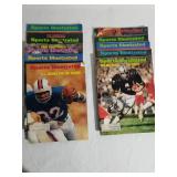 Ten Sports Illustrated issues from the early