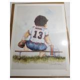 Baby Dan Marino painting print by Kenneth