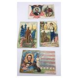(4) Abraham Lincoln Centennial commemorative post