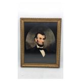 Framed print - Abraham Lincoln.Frame measures