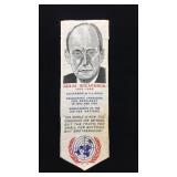 Adlai Stevenson commemorative ribbon 7.5" x
