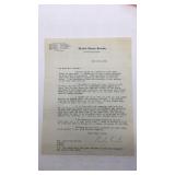 Letter written and signed by Charles Curtis.