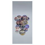 Ronald Reagan presidential campaign buttons.See