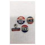 (4) Dwight Eisenhower political campaign buttons