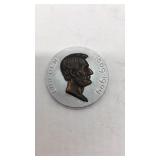 Abraham Lincoln- Centennial commemorative token.