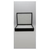 (4) Display cases.Glass front.Padding