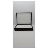 (4) Display cases.Glass front.Padding