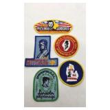 (5) Abraham Lincoln Pilgrimage collector patches.