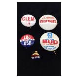 (5) Republican Party political campaign buttons.