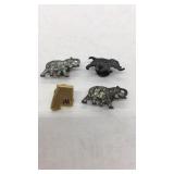 (4) Republican Party vintage campaign pins.