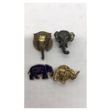 (3) Vintage G.O.P Elephant buttons.