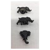 (3) Vintage G.O.P Elephant buttons.